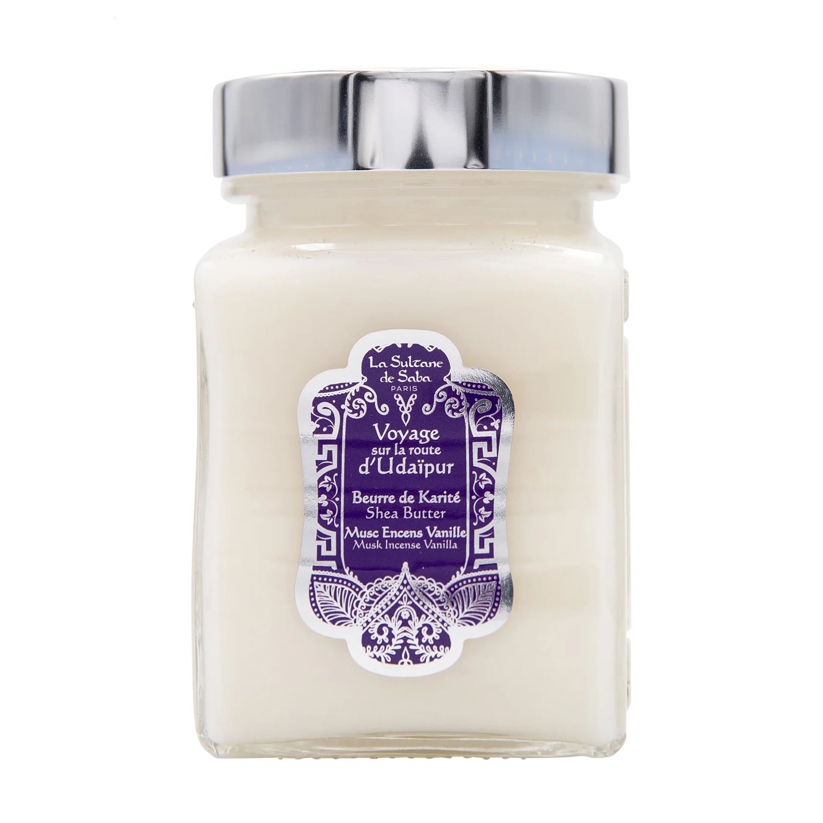 Масло каріте для обличчя, тіла та волосся La Sultane de Saba Shea Butter Udaipur Мускус, ладан та ваніль, 300 мл